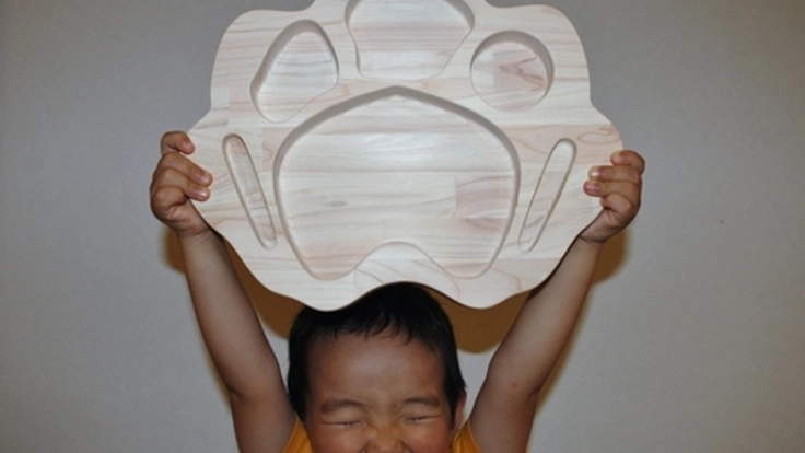 日本の木材で日本製の安全安心な子供向け食器を作りたい
