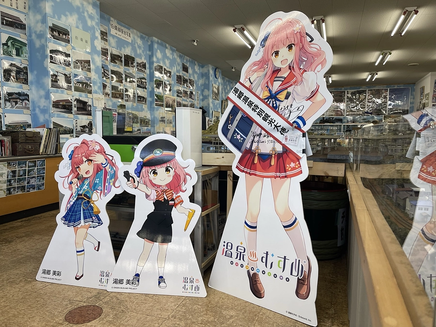 HOゲージ開通式＆駅員美彩パネルをお披露目させていただきました