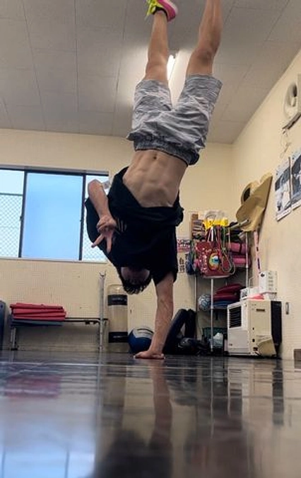 応援駅伝　49人目（両親と弟）