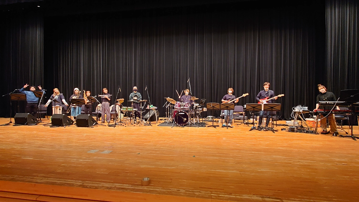 生演奏のバンドさんリハーサル！