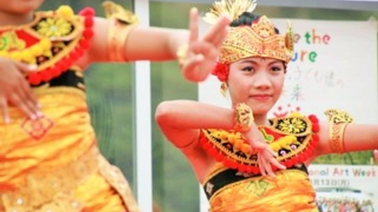 バリ島と日本の子供たちの言葉を超えた芸術交流を実現したい！