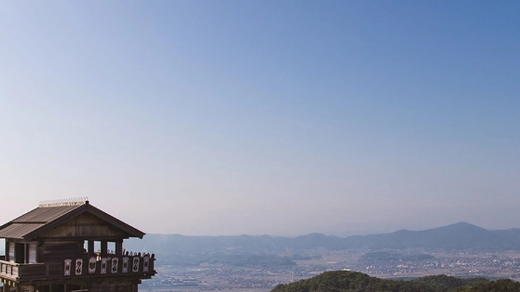 和菓子を食べて、桃太郎で有名な岡山「吉備野古道」を世界にＰＲ