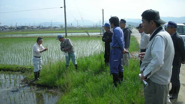 マルチヘリ、特殊カメラによる超良食味米栽培技術を確立したい