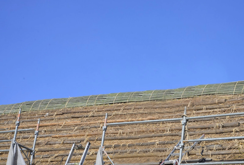 長屋門再生記「濱田邸茅葺長屋門修復その8」（1月5日掲載分）