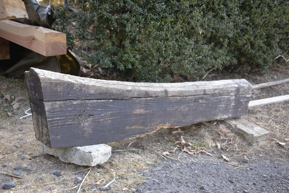 長屋門再生記「濱田邸茅葺長屋門修復その10」（1月13日掲載分）