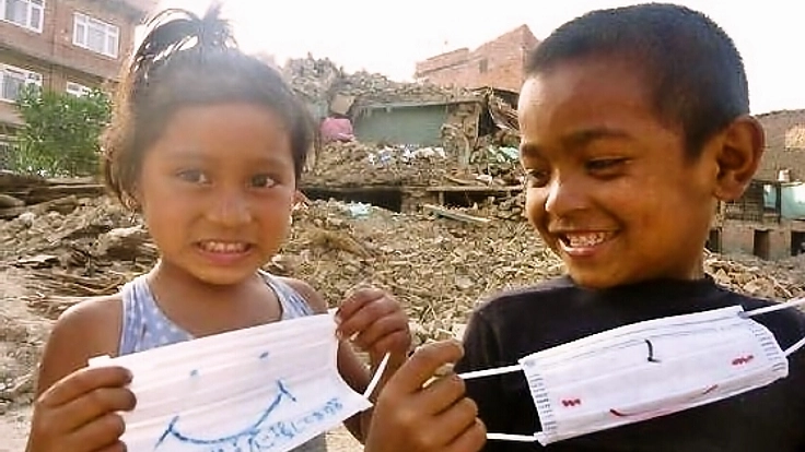 ネパールに感染症予防のためのマスクを10万枚届けます!