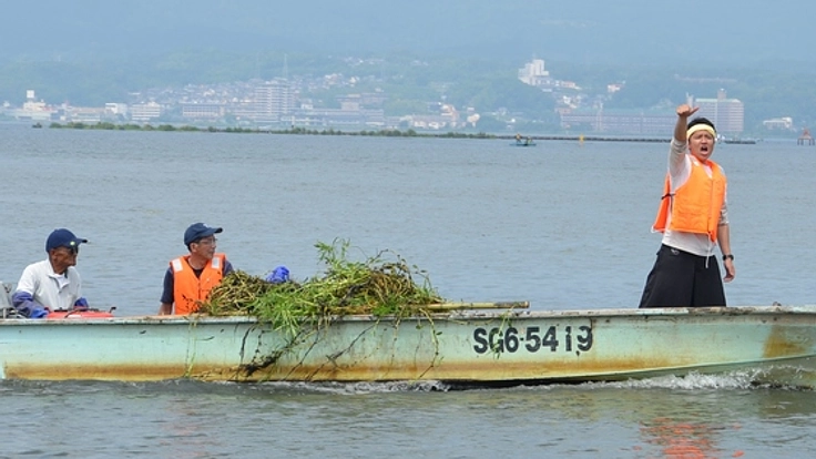 大学生の力で琵琶湖をオオバナミズキンバイから守りたい！