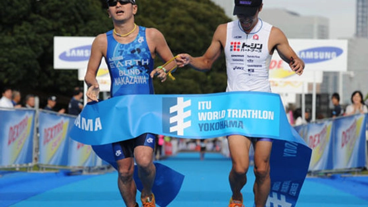 学生視覚障がい者の世界パラトライアスロン選手権への挑戦！