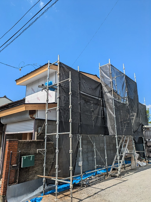記念館の建築状況です。