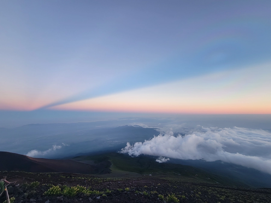 下山　新七合目