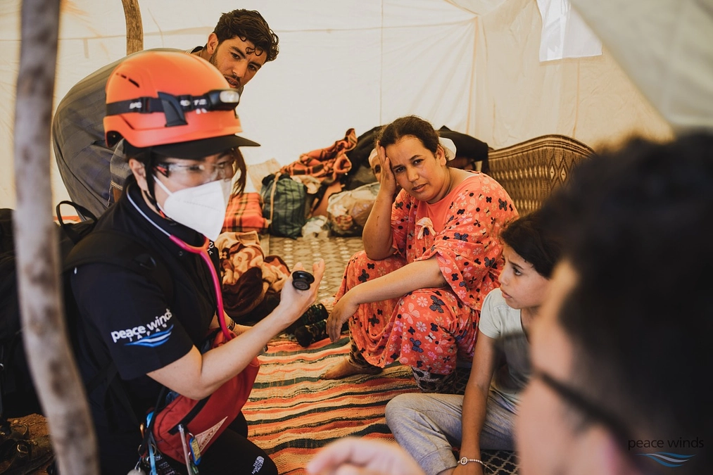 【モロッコ地震】アミズミズの避難テント　被災者の心に向き合う看護師の支援