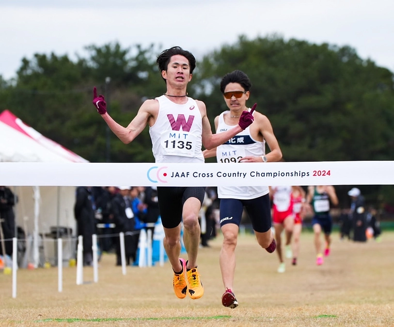 日本選手権クロカン優勝！