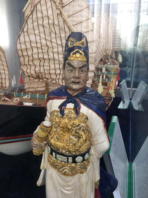 台湾の友人から鄭氏船の写真が届きました！