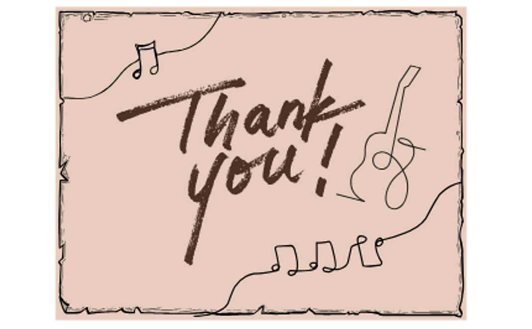 サンキューメッセージ