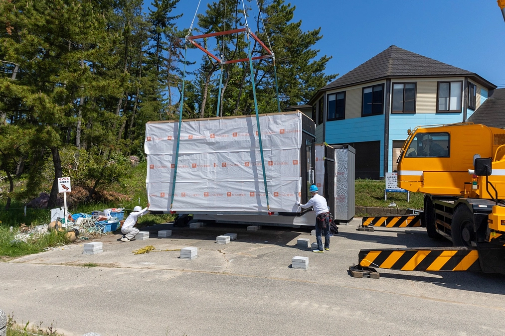 能登半島志賀町の能登リゾートエリア増穂浦にて設置工事を行いました。