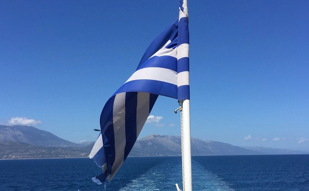 ギリシャのポストカードに直筆お礼メッセージのお送り