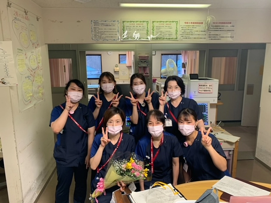 隣の病棟からも応援しています！