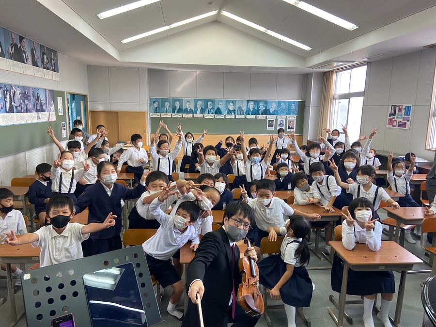 瀬戸田小学校を訪問！