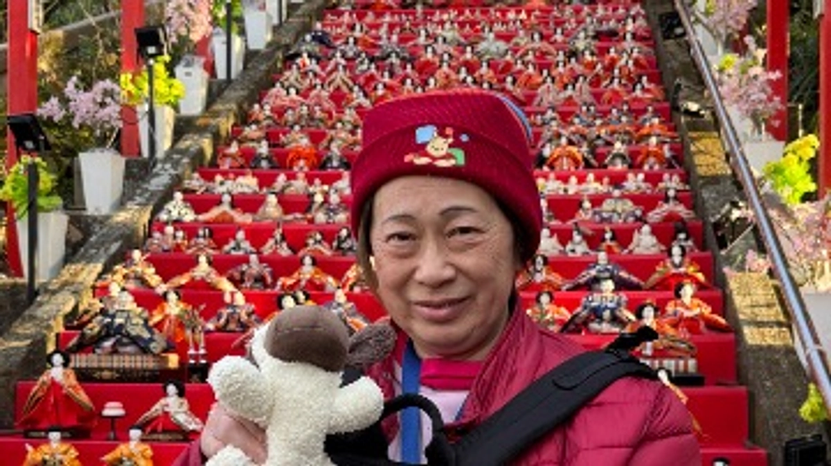 ロレンツアと勝浦ひな祭りに行きました