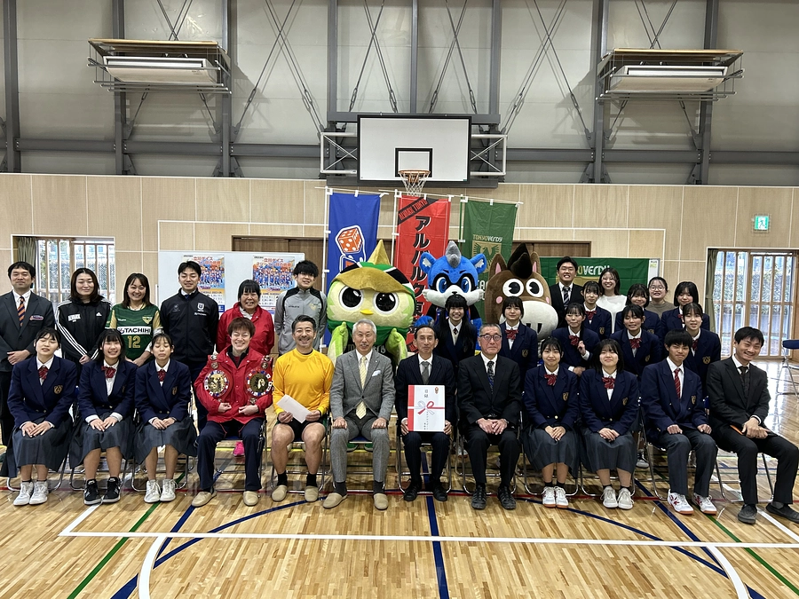 寄贈式を実施いたしました！