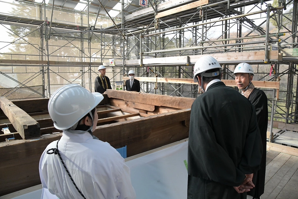 本山寺様がご参拝に来られました。