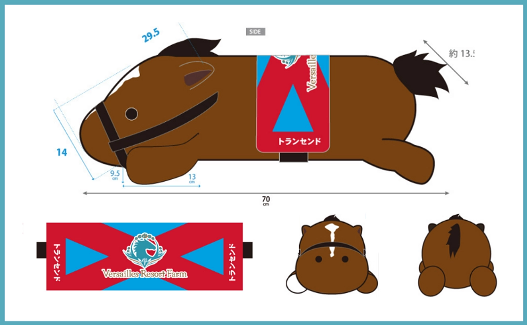 グッズで応援コース｜70cm特大抱き枕（トランセンド）