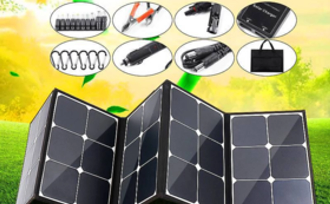 150W　折り畳み　防水軽量ソーラーパネル　早割特別　30％OFF