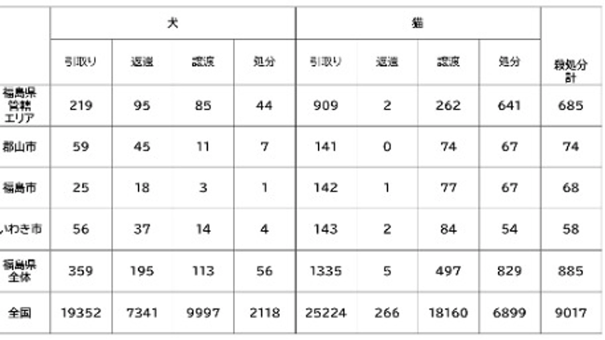 殺処分にカウントされない殺処分≪2023年度処分頭数≫