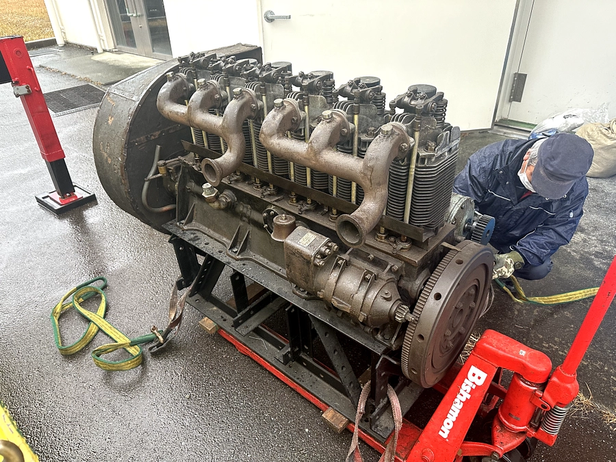 九五式軽戦車改造ブルドーザーの修復前状態の見学会を開催します！