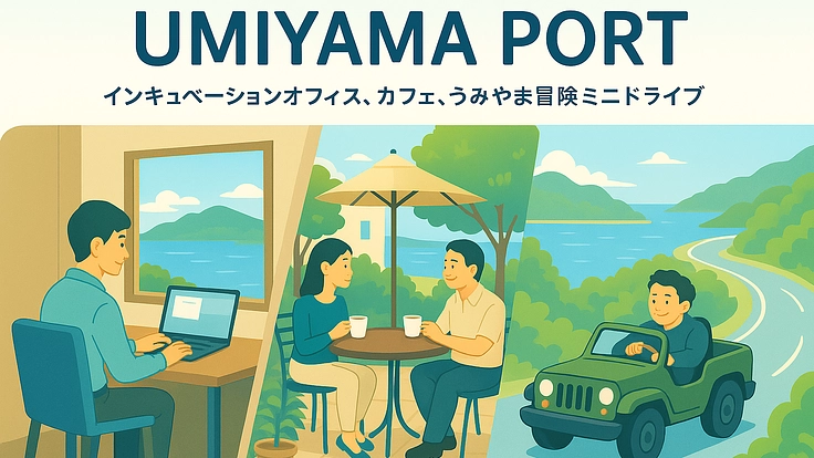 海と山のまちで人と事業がつながる新拠点　UMIYAMA PORT