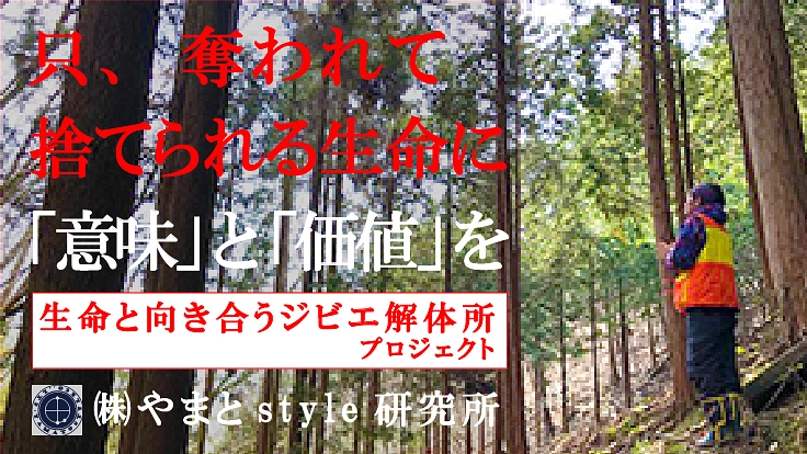 【捨てられる生命に意味を】生命と向き合うジビエ解体所を作りたい！