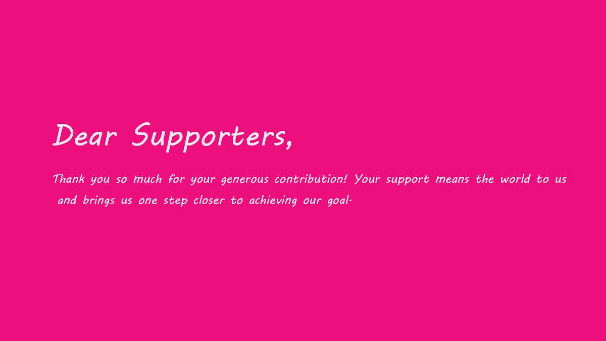 【御礼】第一目標金額の50%を達成いたしました！