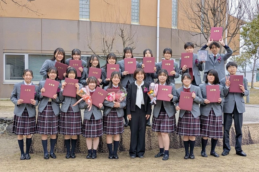 中学卒業式が行われました！