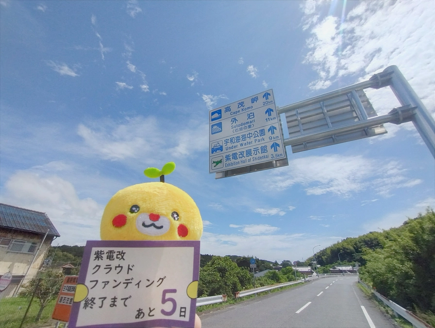 【終了まで5日】愛南町紫電改展示館へと繋がる道から