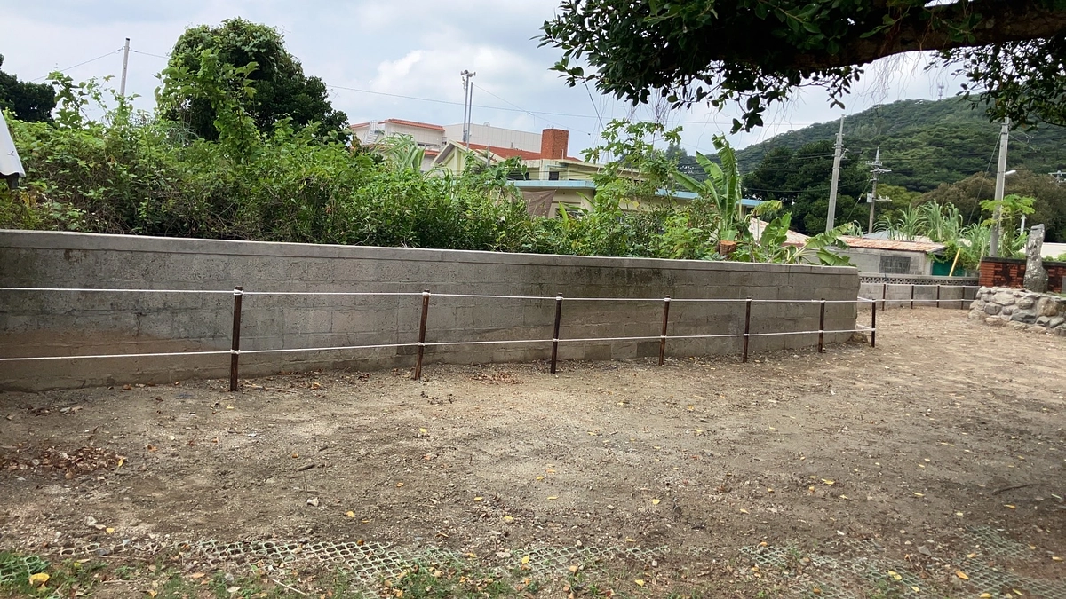 【活動報告　「安全のための柵」が設置されました！】