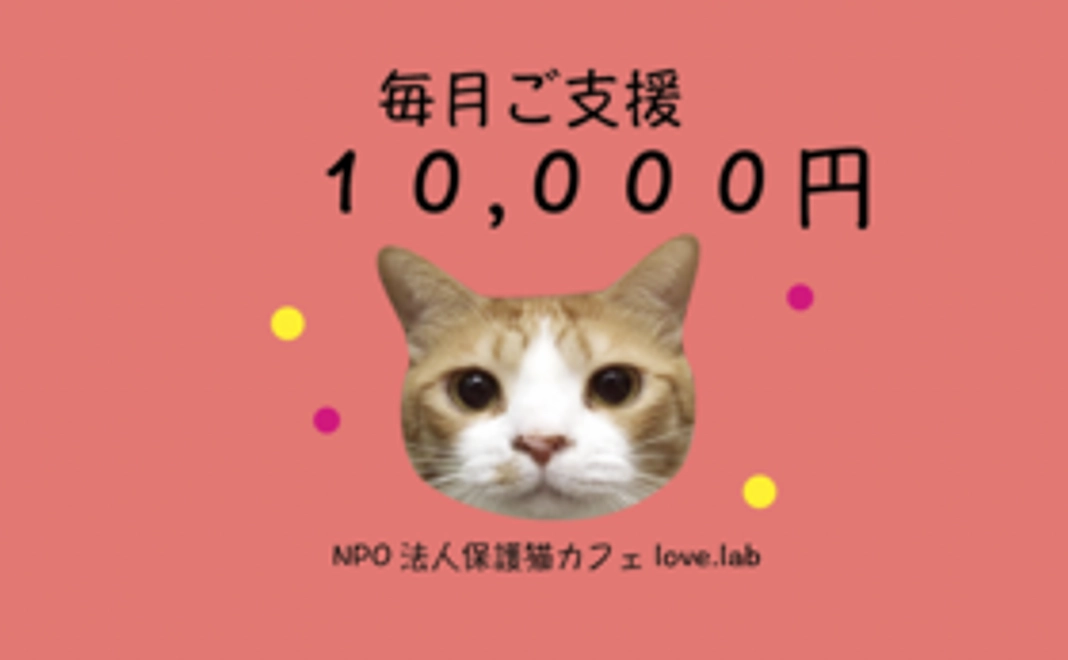 毎月ご支援10,000円コース