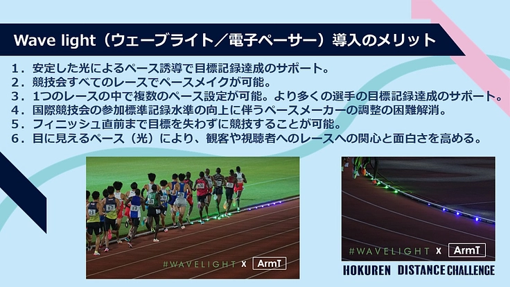日本の陸上を一歩前へ。目標記録達成のために電子ペーサーの導入を！ 2枚目