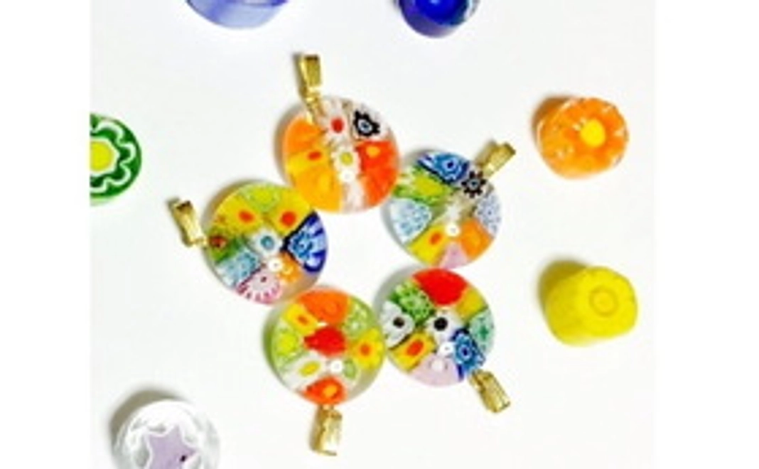 ベネチアンガラスのストラップ