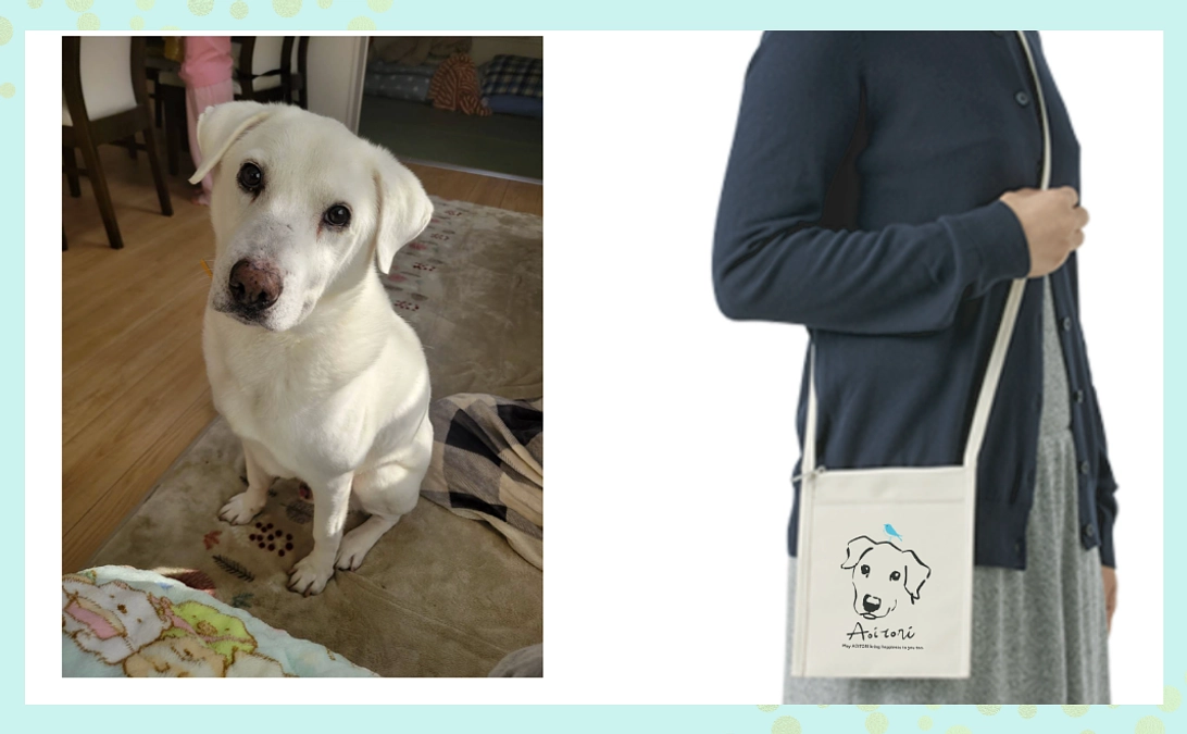 【リターン 2コース追加】オリジナルイラスト入りミニサコッシュ！