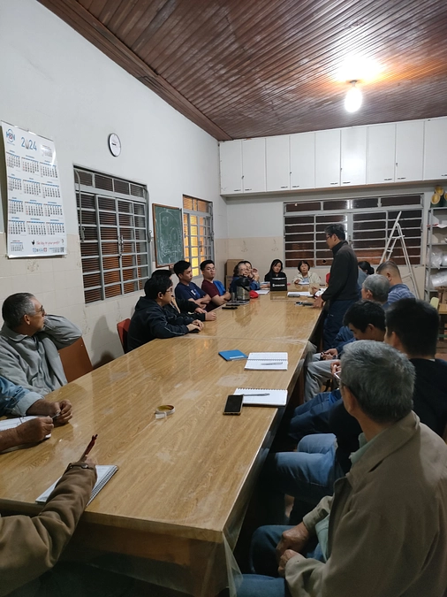 盆踊りに向けて準備が進んでいます！