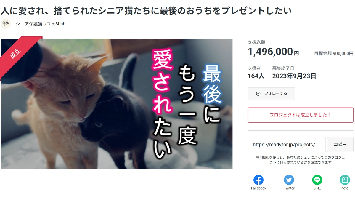 クラウドファンディング終了！！！