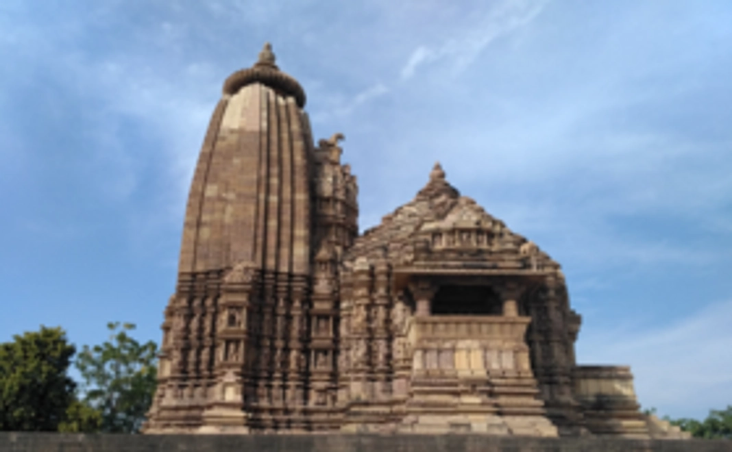 カジュラホから手書きの絵葉書