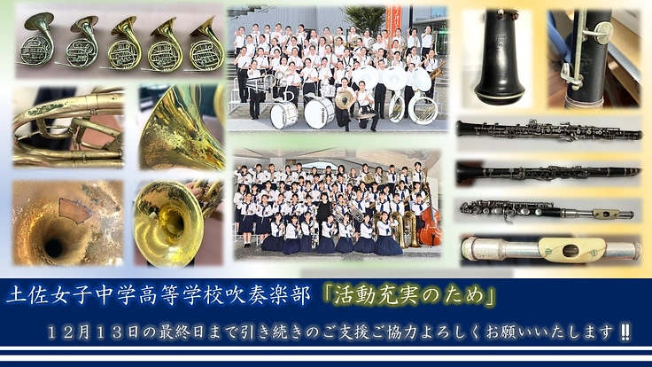 土佐女子吹奏楽部　更なる響きを求めて、マリンバ購入にご支援を！ 3枚目