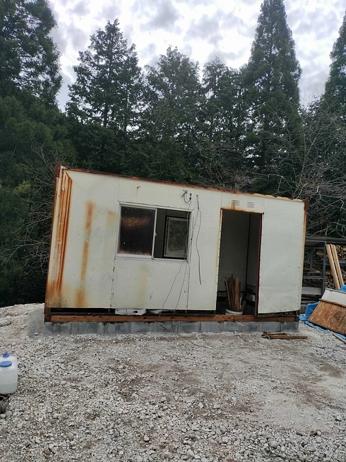 シャワー棟に着手！！【17日目】