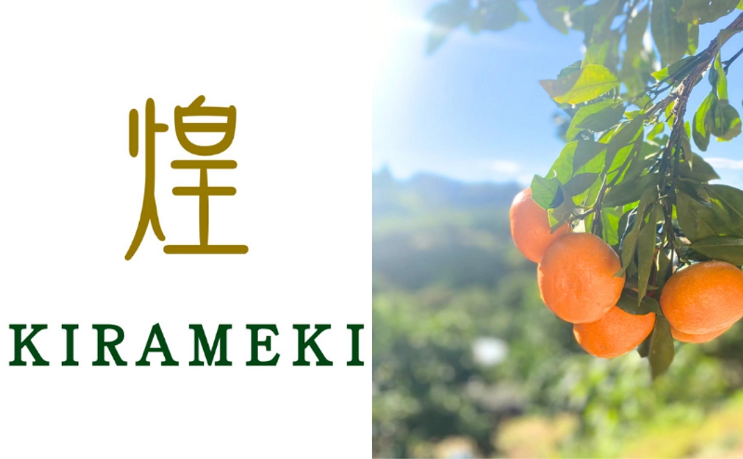 【選び抜かれた輝きの味】山北の彩「煌」みかん箱（1.2㎏）＋「山北の彩」オリジナルステッカー