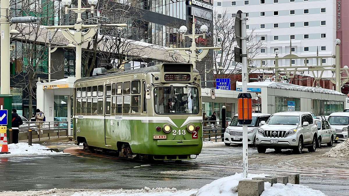 243号車、白帯での走行は2月19日（月）まで！