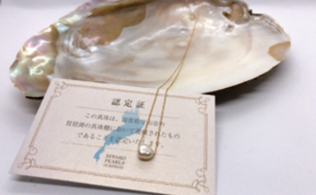 琵琶湖パールの一粒ネックレス