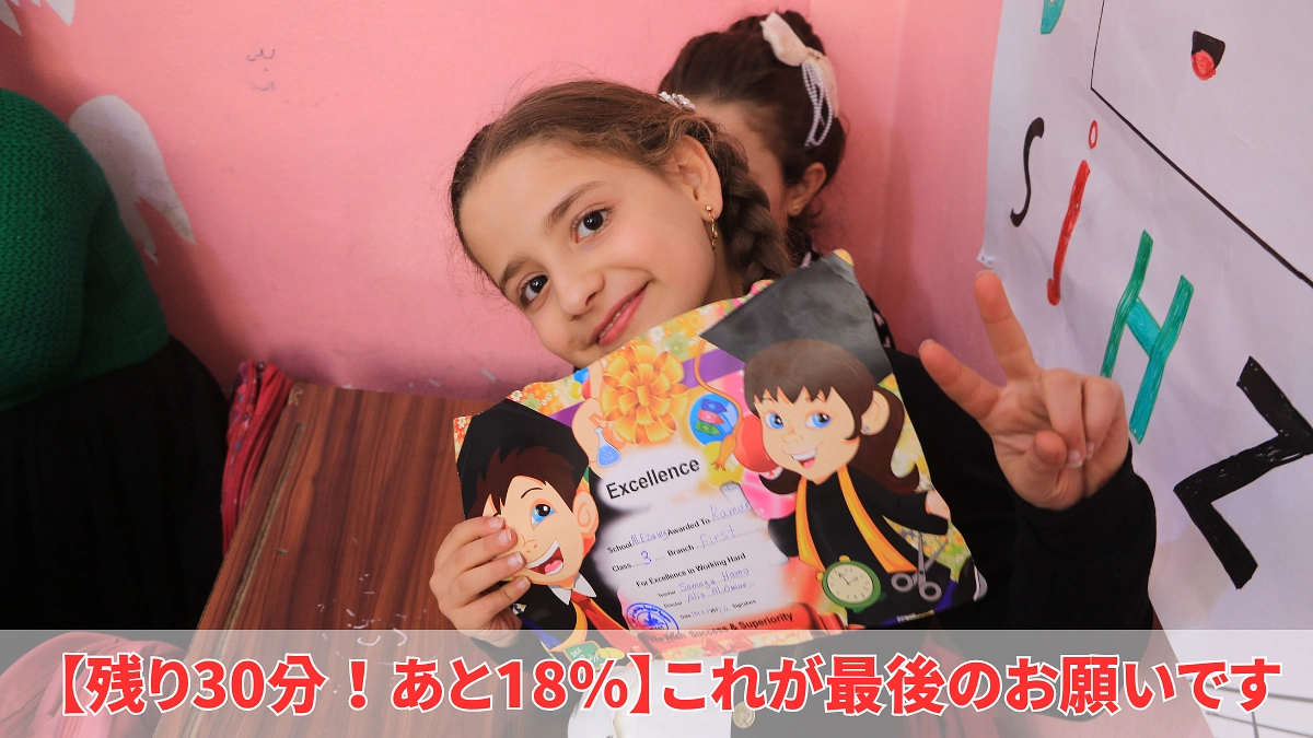 【残り30分！あと19％】これが最後のお願いです。