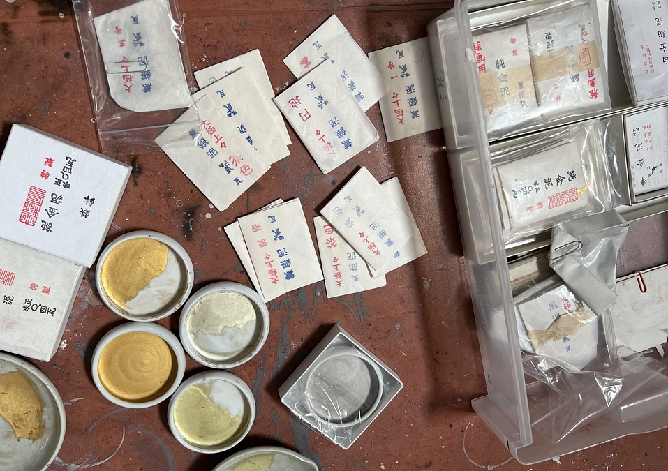 目標額550万円の内訳 (障壁画の経費など)