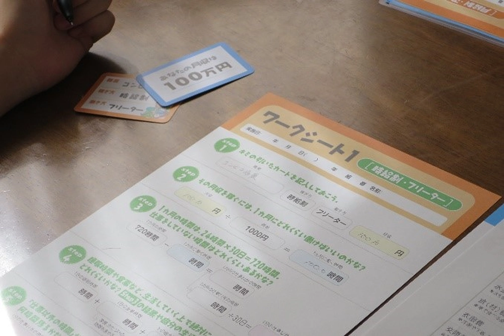 金銭基礎教育プログラムの受講が始まりました。